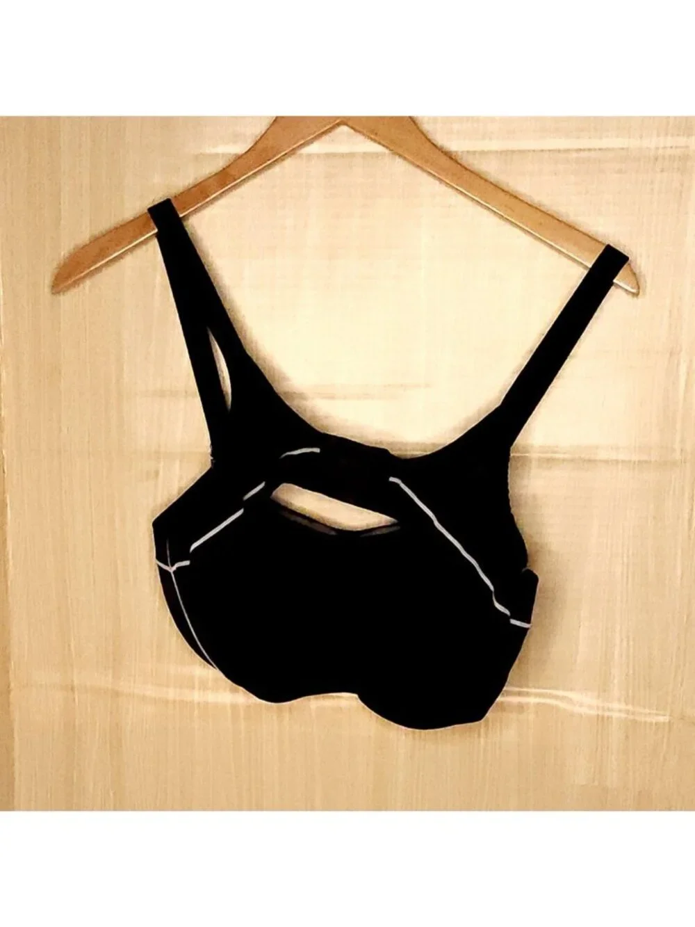 Ambrielle Womens Black Sports Bra Bundle 40D